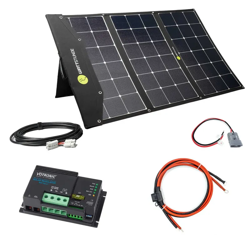 Nur Heute WATTSTUNDE® SOLA Ease 200W-HV SunFolder Solartasche Variationsset Votronic MPP260 Ja