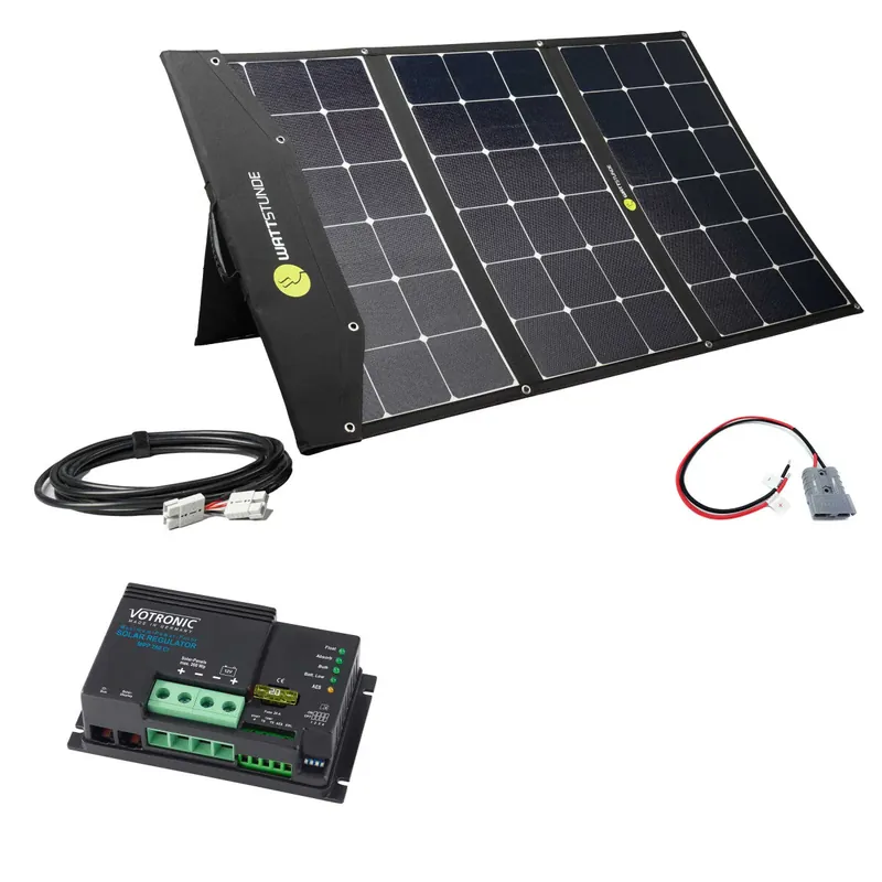 WATTSTUNDE® SOLA Ease 200W-HV SunFolder Solartasche Variationsset Votronic MPP260 Nein Versand Am Gleichen Tag