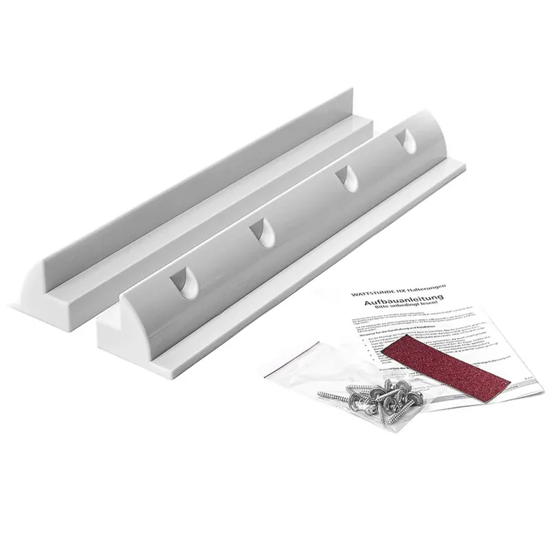 Schneller Versand WATTSTUNDE® Solarmodul Halterung HXH68/W ASA Kunststoff weiß