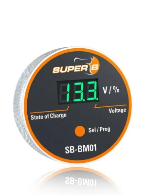 Neue Ware Super B Anzeige BM01 12V + Kabel 5m für Epsilon 12V100/12V150Ah