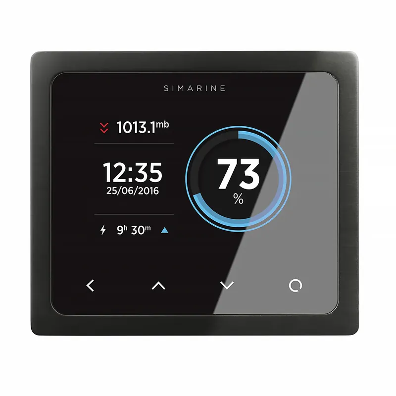 Sofort Bestellen Simarine PICO Batteriemonitor - mit Rahmen schwarz