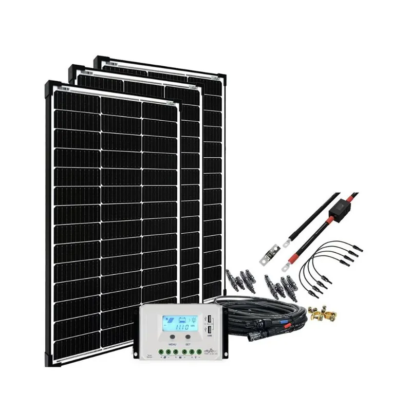 Top-Angebot Offgridtec® basicPremium-L 300W Solaranlage 12V/24V Komplettsystem