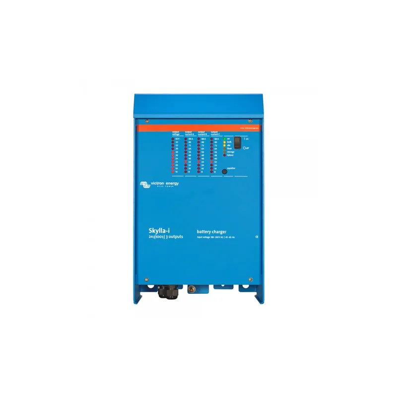 Neu Victron Skylla-i 24/100 (3) Batterie Ladegerät 24 V / 100 A / 230 V / 3 Ausgänge
