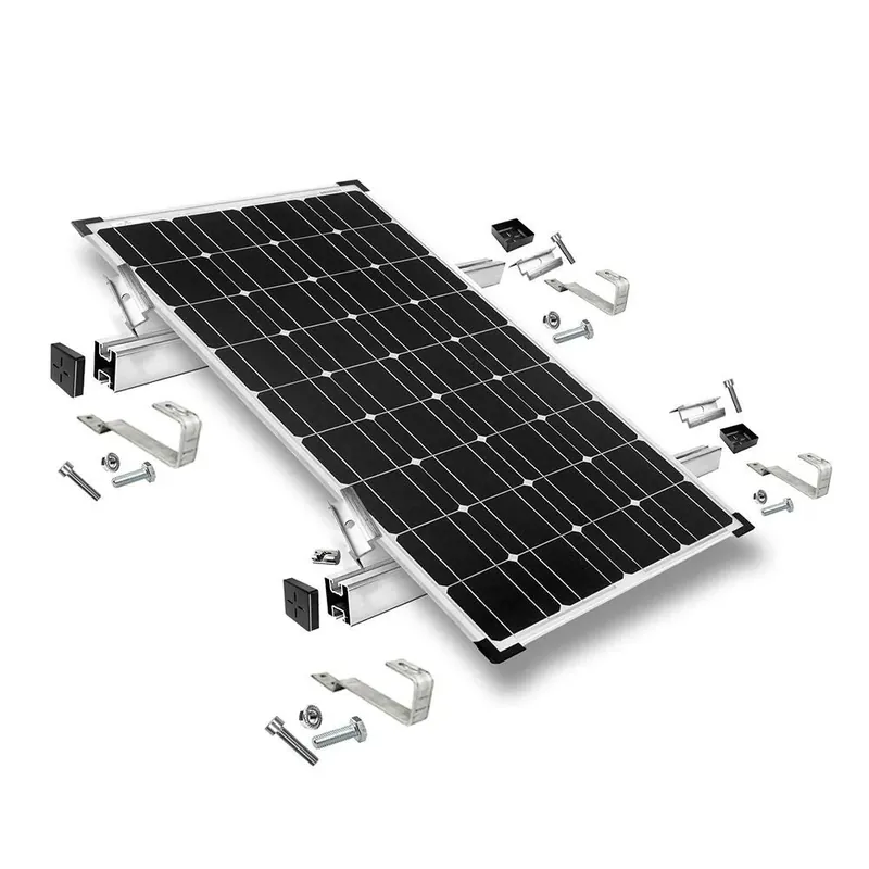 Befestigungskit mit Biberschwanz Dachhaken für Schrägdachmontage Solarpanele Rahmenhöhe 30mm Billig
