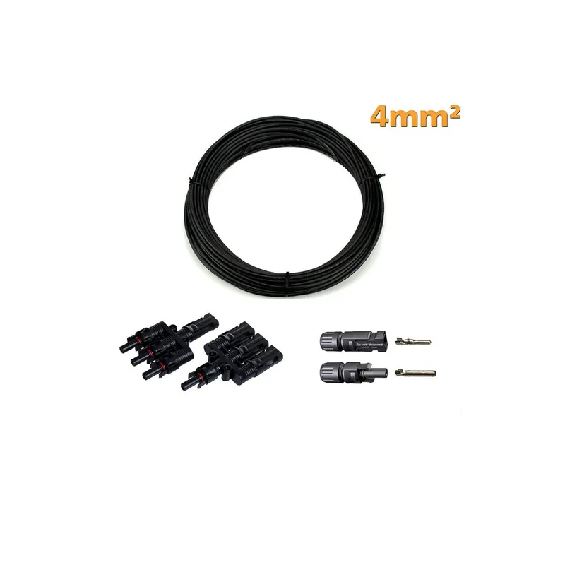 Mega-Angebot WATTSTUNDE 4mm² Anschluss-Set 3 Module parallel