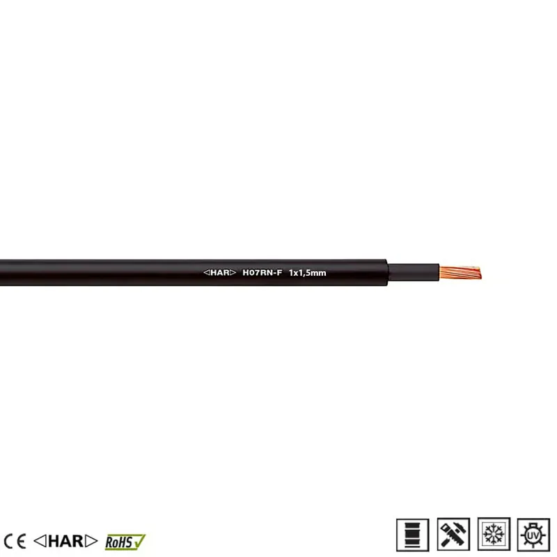 H07RN-F 1x1,5mm High-End Gummileitung Kabel Lapp 1600096 Knallerangebot