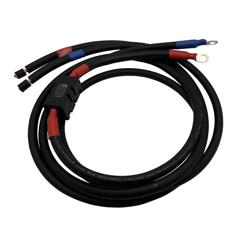 1,5m 10mm² Batteriekabel mit MIDI-Sicherungshalter Schraubklemmenanschluss auf M8 Kostenloser Versand