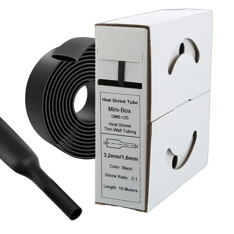 Top-Seller 10m Schrumpfschlauch 3,2mm>1,6 schwarz