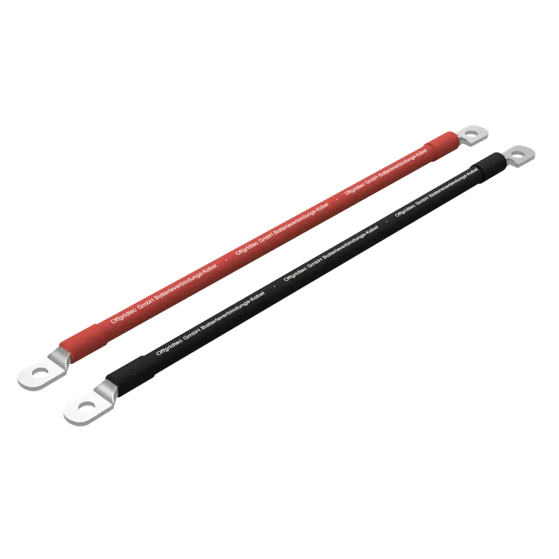 Preisreduziert Offgridtec® 1m Batteriekabel 50mm² beidseitig M10 Ösen