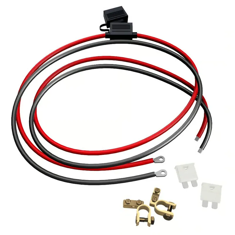 Aktuell Offgridtec 1,5m 4mm² Batteriekabel M8 mit Flachsicherungshalter, 25A Sicherung und Polklemmen