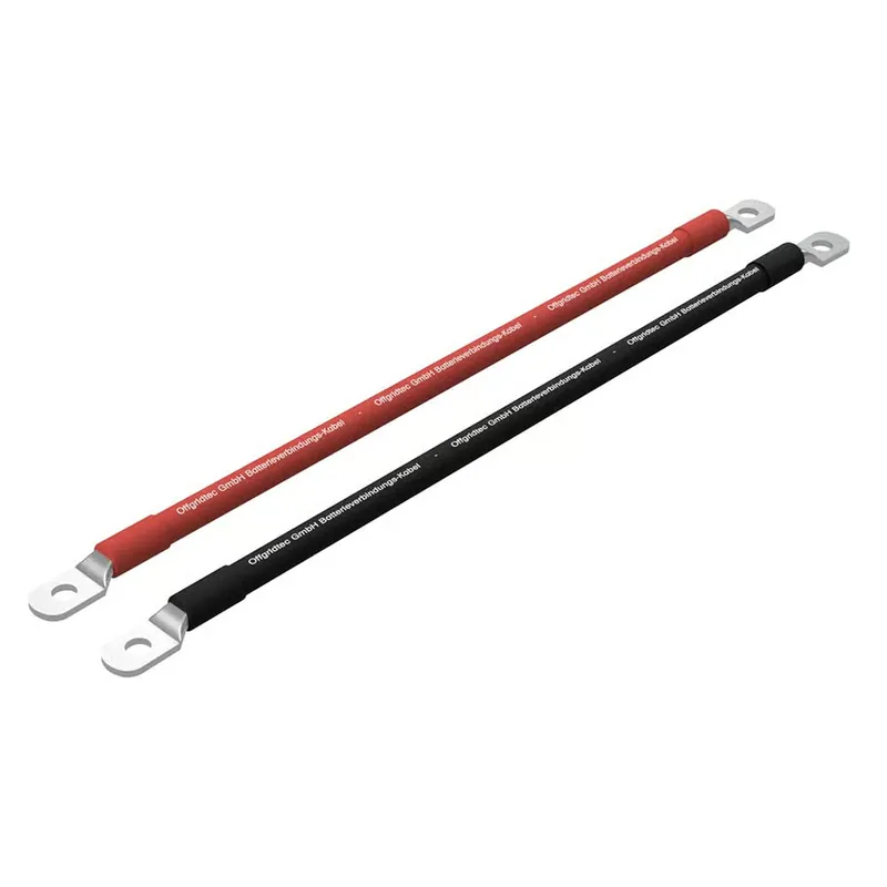Wochenendangebot Offgridtec® 2m Batteriekabel 10mm² beidseitig M8 Ösen