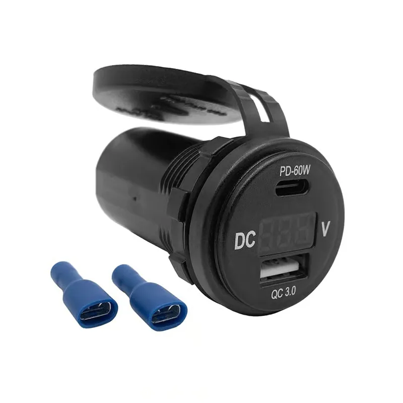 Offgridtec USB Doppelsteckdose USB-A 3,6V - USB-C 5V / 6-30V/DC Sonderangebot