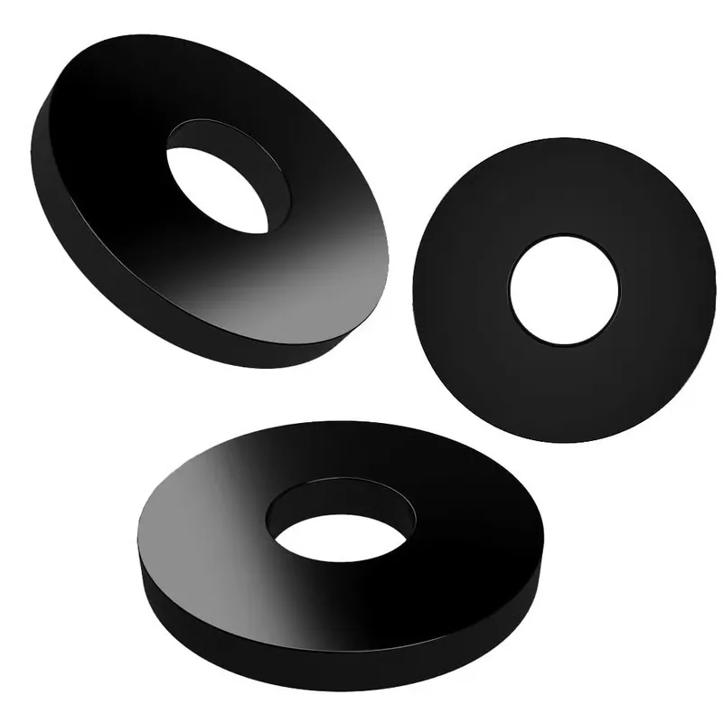 Begrenztes Angebot Unterlegscheibe Beilagscheibe schwarz Edelstahl V2A DIN304 M5 x 15mm - 100 Stk.
