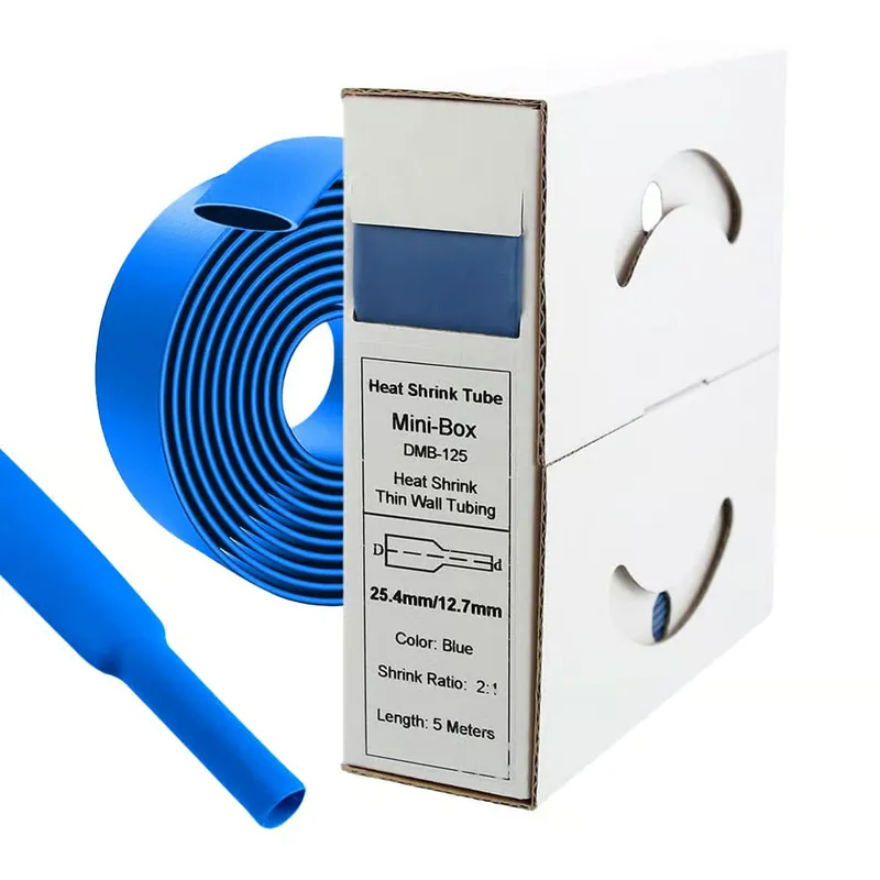 5m Schrumpfschlauch 25,4mm>12,7mm blau Sofort Bestellen