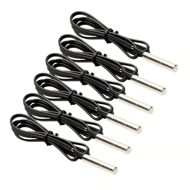 Neue Ware Offgridtec Temperatursensoren 6 Stk. NTC 10K mit 1m Kabel für 3D-Drucker, Heizbett, Aquarium