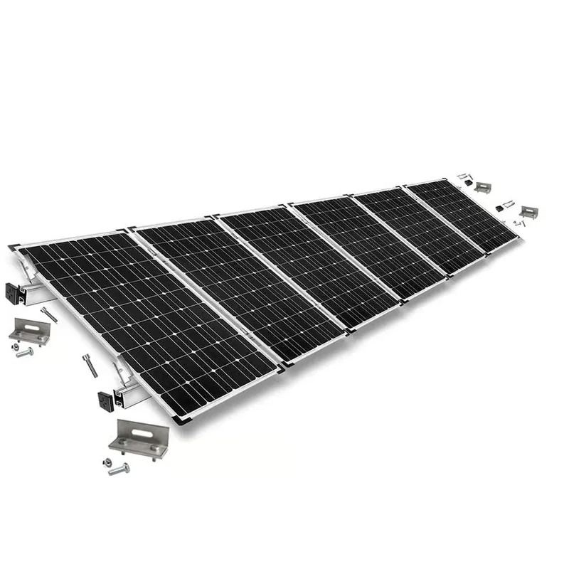 Befestigungskit mit Stehfalzklemmen für Schrägdachmontage 6 Solarpanele Rahmenhöhe 35mm Meistverkauft