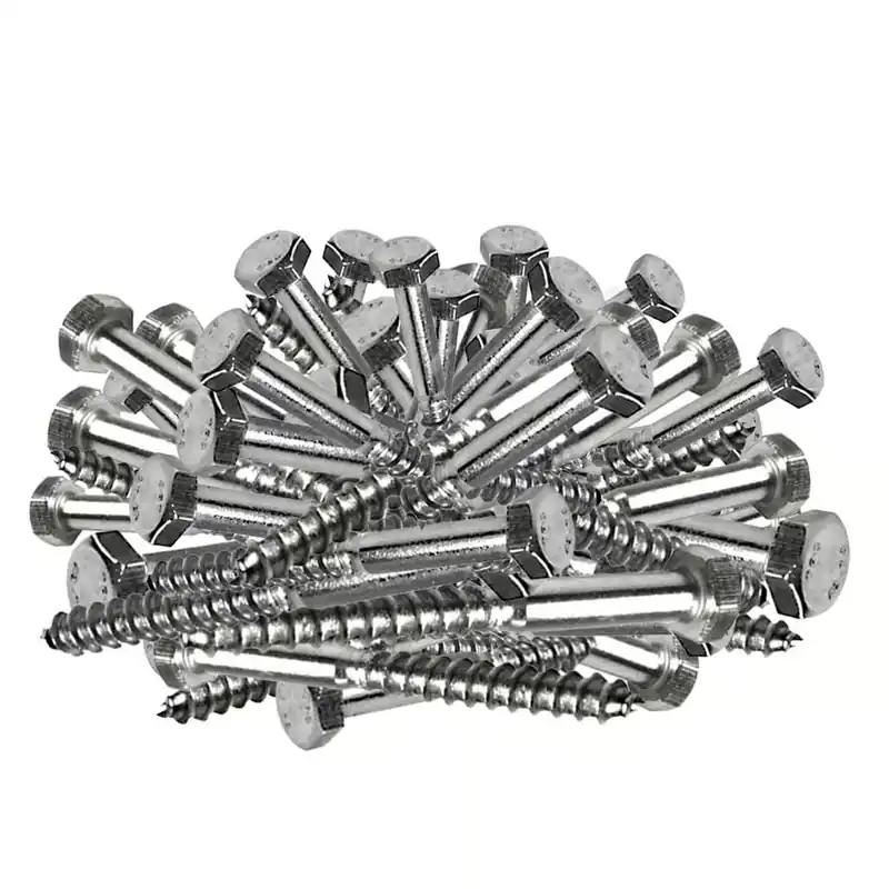 Meistverkauft Sechskant Holzschraube M8x70mm Edelstahl DIN571 100 Stk.