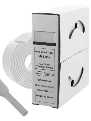 10m Schrumpfschlauch 1,2mm>0,6mm transparent Online Kaufen