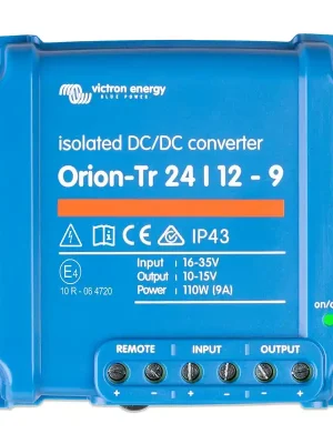 Aktuell Victron Orion-Tr 24/12-9 isolierter DC DC Konverter 24V zu 12V 9A 110W