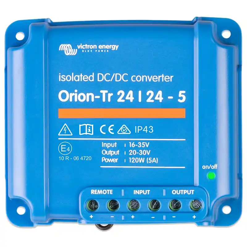 Preisreduziert Victron Orion-Tr 24/24-5 isolierter DC DC Konverter 24V auf 24V 5A 120W