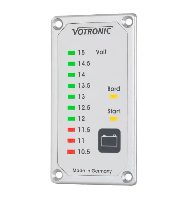 Must-Have Votronic 1245 Duo Akku Tester für Wandmontage