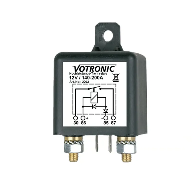 Top-Seller Votronic 2203 Hochleistungs-Trennrelais 12V / 140-200A