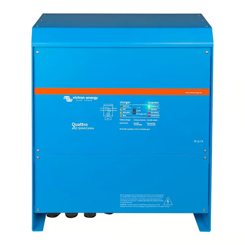 Victron Quattro 48/15000/200-100/100 230V Sinus Wechselrichter Batterieladegerät Online Kaufen