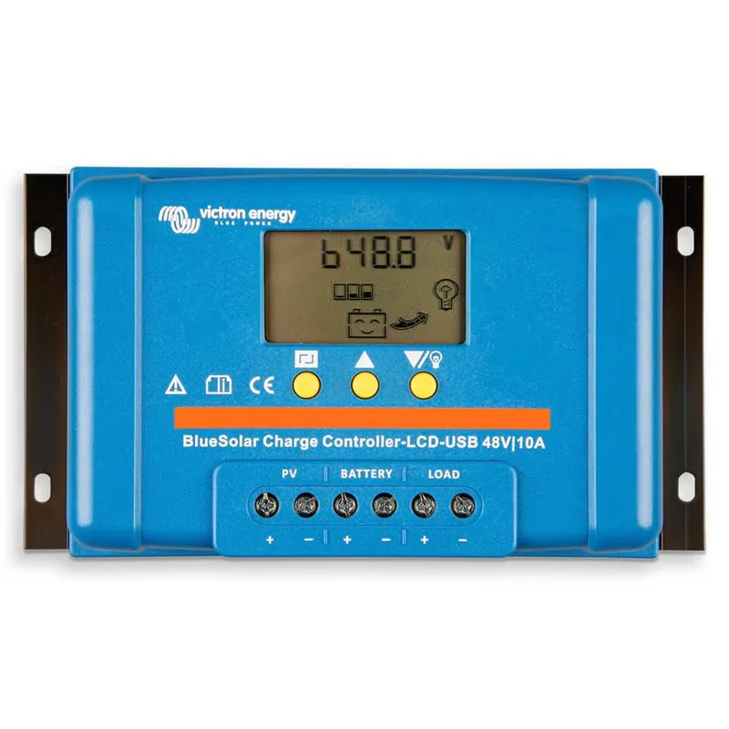 Begrenztes Angebot Victron BlueSolar PWM-LCD&USB 48V-10A Solarladeregler