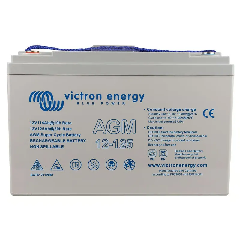 Nur Für Kurze Zeit Victron AGM 12V 125Ah Super Cycle Batterie C20