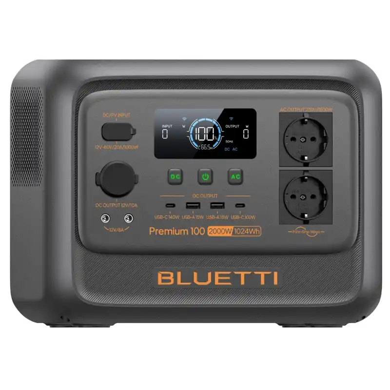 Garantierte Lieferung Bluetti Premium 100 V2 Mobile Powerstation 1024Wh 2000W
