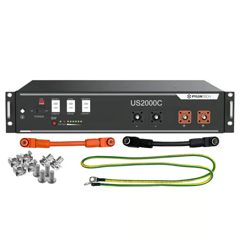 Markenware Pylontech 3x US2000C LiFePO4 Batterie7,2kWh mit Wechselrichter-Anschlusskabelset