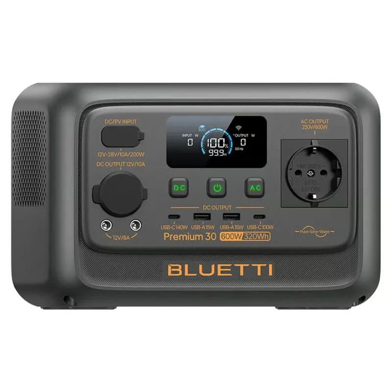 Kostenloser Versand Bluetti Premium 30 V2 Mobile Powerstation 320Wh 600W