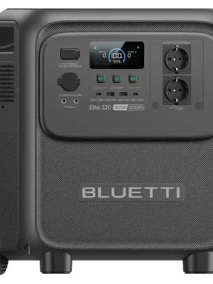 Bluetti Elite 320 Tragbare Powerstation 1800W 3200Wh Sichere Zahlung