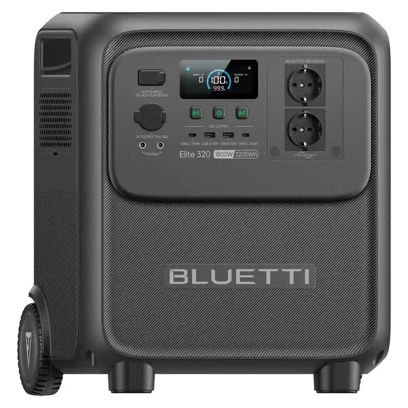 Bluetti Elite 320 Tragbare Powerstation 1800W 3200Wh Sichere Zahlung