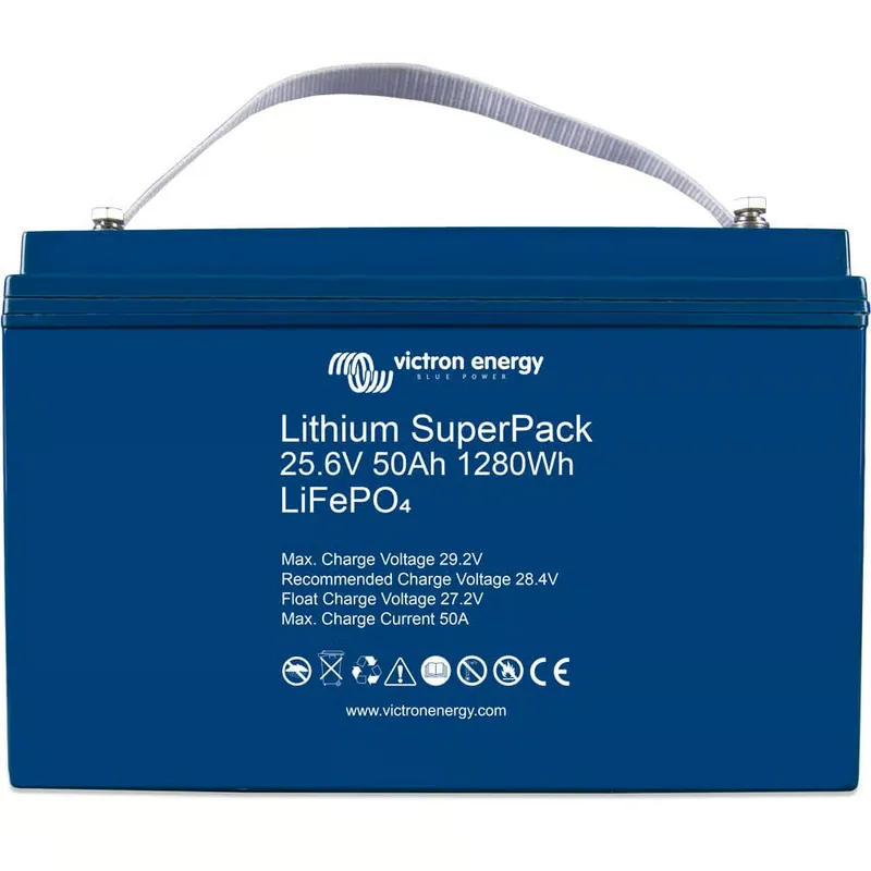 Garantierte Lieferung Victron Lithium SuperPack 25,6V/50Ah (M8)