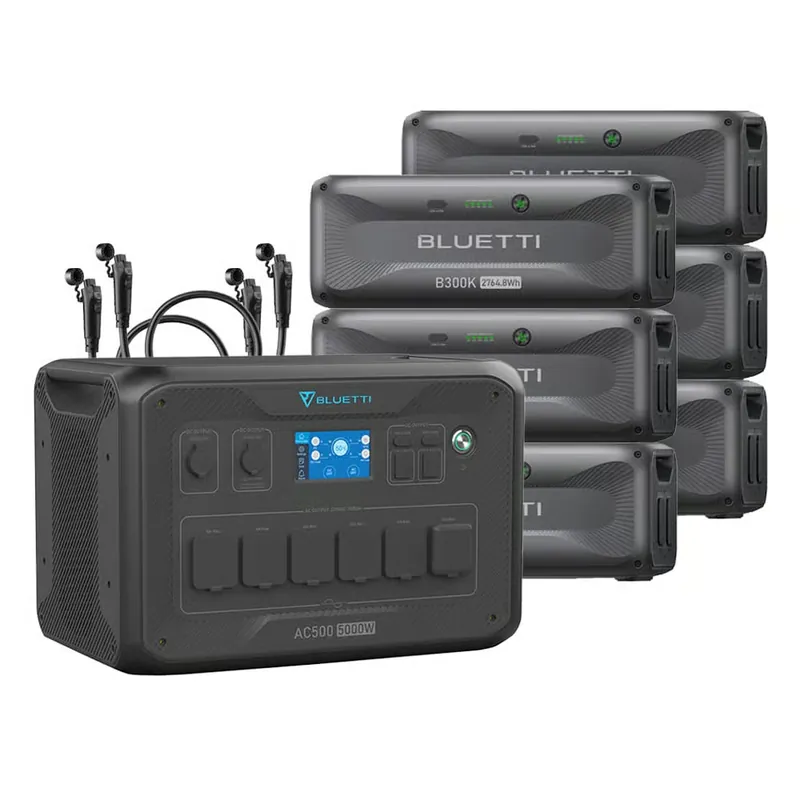 Neu Bluetti AC500 16,2kWh Powerstation mit 6x B300K Speicher
