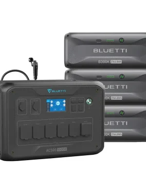 Angebot Bluetti AC500 8,1kWh Powerstation mit 3x B300K Speicher