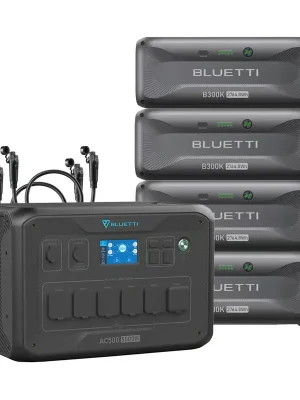 Bluetti AC500 10,8kWh Powerstation mit 4x B300K Speicher Beliebt