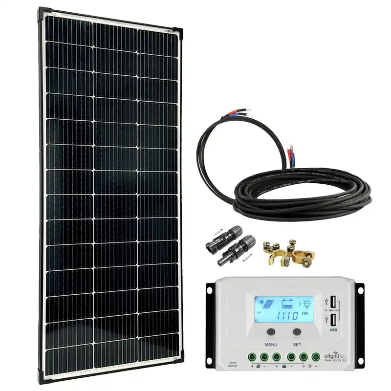 Solange Der Vorrat Reicht 150 Watt Solaranlage Basic-Starter 150W / 12V - Solarmodul Solarladeregler