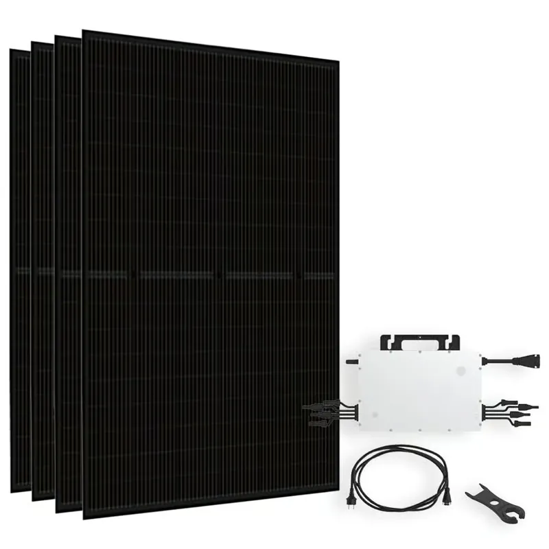 Markenprodukt Offgridtec® Solar-Direct 1800W HMS-1600 Solaranlage Bifazial Hausnetz-Einspeisung - 15m HMS-Anschlusskabel