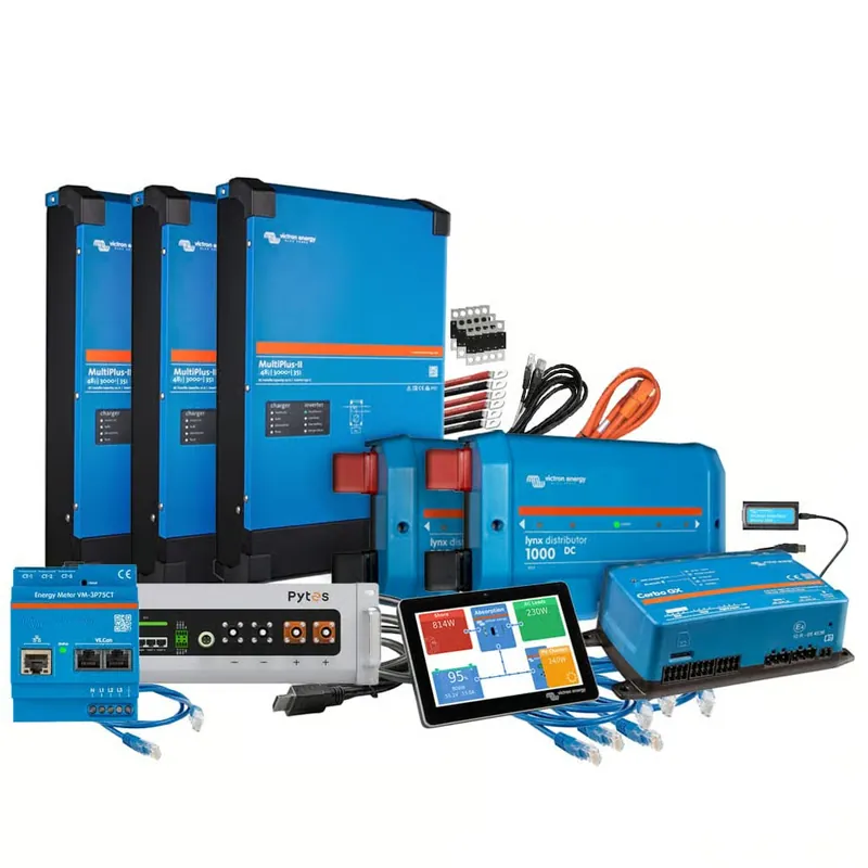 Heißes Angebot Offgridtec Backup-Kit 5,12kWh Pytes V5a Akku - Victron MultiPlus II 48/3000 Wechselrichter 3-Phasig mit Stromzähler