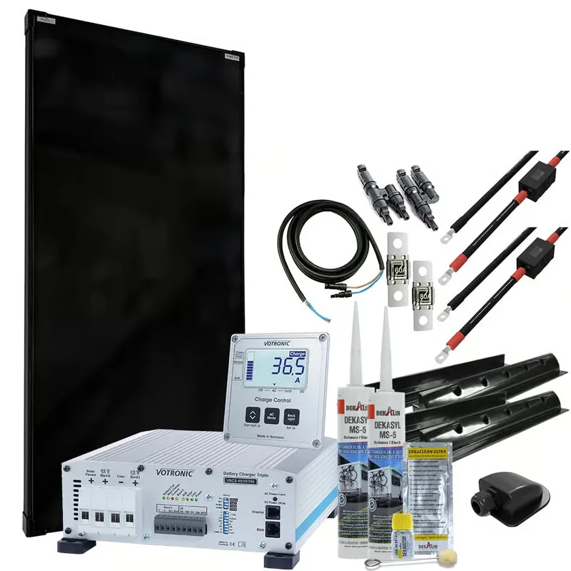 Bestseller Offgridtec mTriple Wohnmobil Solaranlage mit 1 x 180W 45/30/350 VBCS Triple Charger und 1247 Charge Control Display
