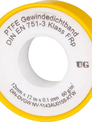 Top-Preis Hochtemperaturbeständiges Solar Gewindedichtband (Feingewinde) - 12m