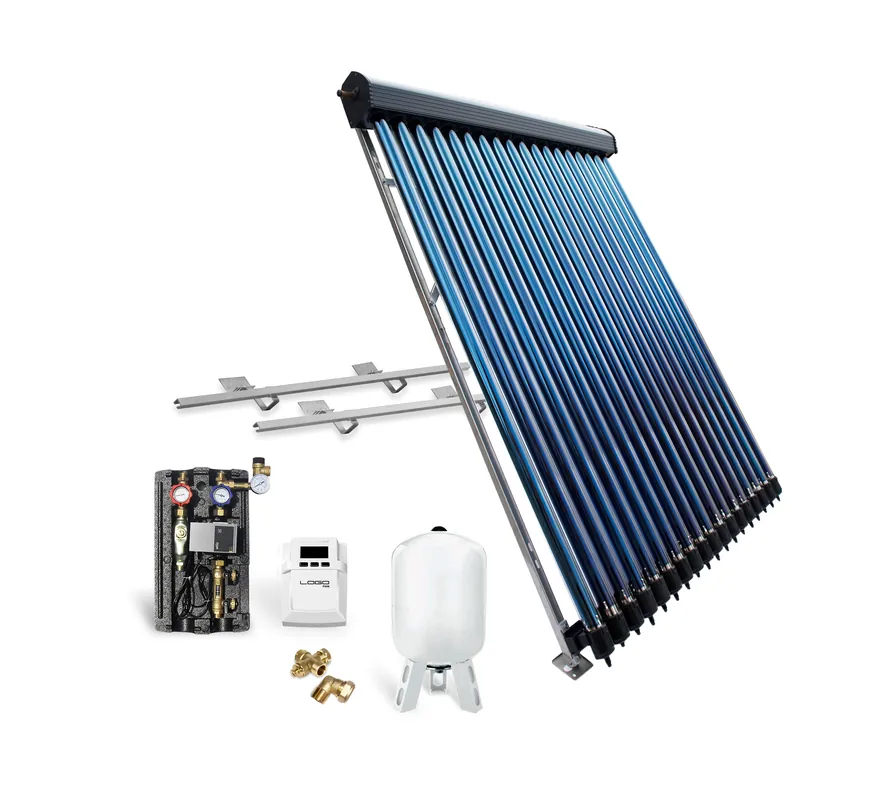 Röhrenkollektor Solarpaket Vakuumröhrenkollektor HP30-1 4,89 m² Solaranlage Beliebt