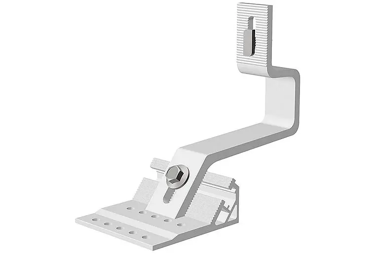 S:FLEX DH Alu 93-7-45 Dachhaken Aluminium Photovoltaik Befestigungsmaterial Haken Letzte Chance