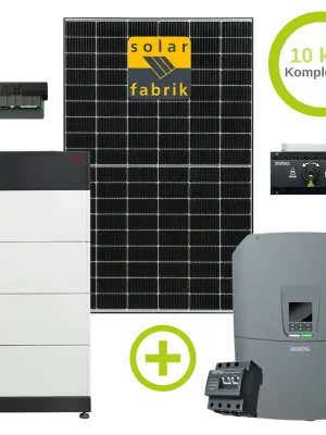 15 kW Photovoltaik Notstrom Bundle Komplett Solar Fabrik 450 W / Kostal G3 / BYD HVS inkl. K2 Montage Material Direktkauf