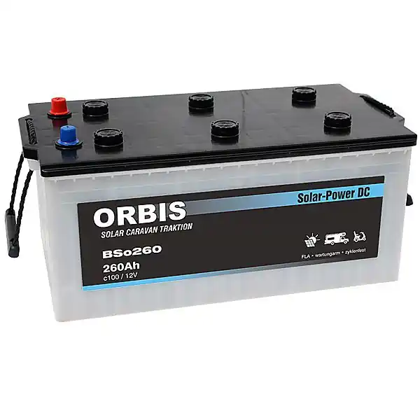 Direktkauf Orbis BSo260 Deep Cycle Solar- DC 12V 260Ah Solarbatterie