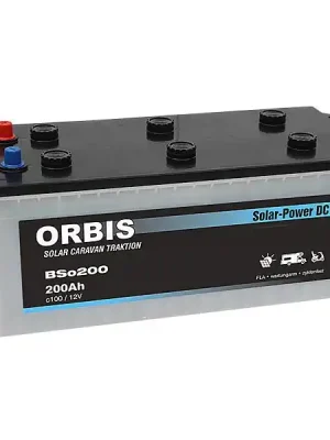 Mega-Angebot Orbis BSo200 Deep Cycle Solar- DC 12V 200Ah Solarbatterie