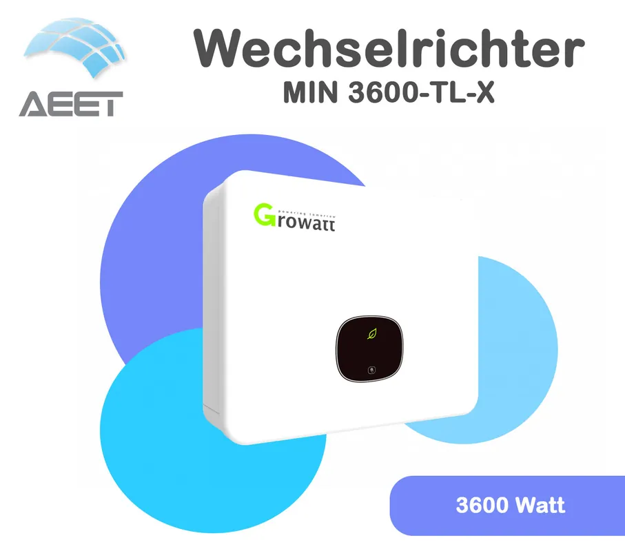 Preisreduziert Wechselrichter Growatt MIN 3600TL-X