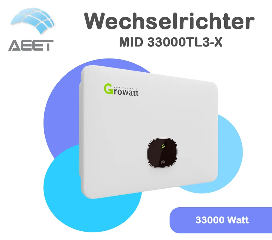 Wochenendangebot Wechselrichter Growatt MID 33000TL3-X | 33KTL3-X